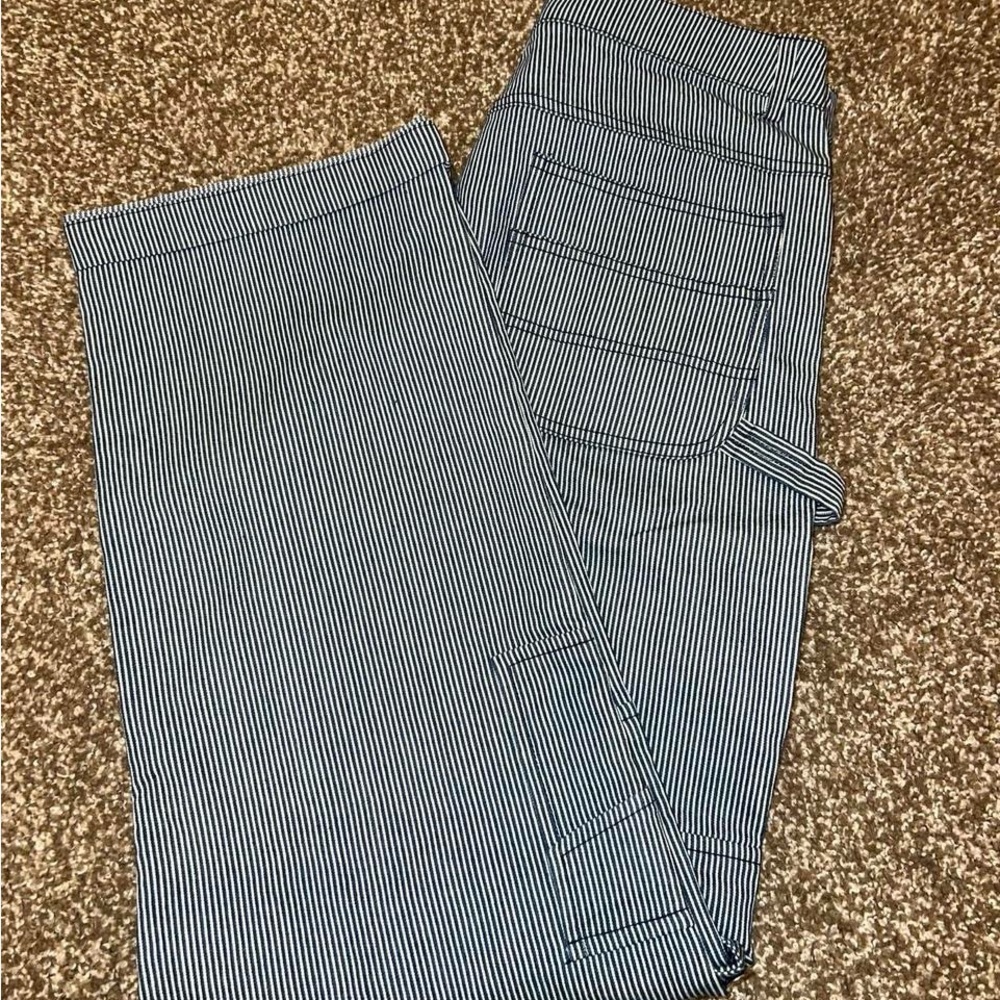 Striped Straight Leg Women's Pants